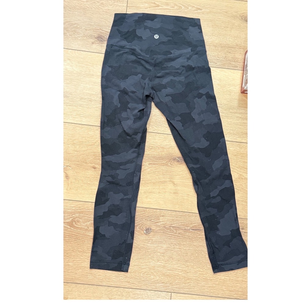 Lululemon Align High-Rise‎ Camo Deep Coal Multi Size 4